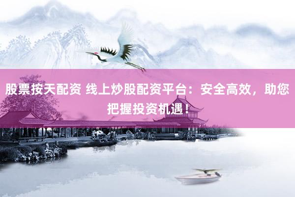 股票按天配资 线上炒股配资平台：安全高效，助您把握投资机遇！